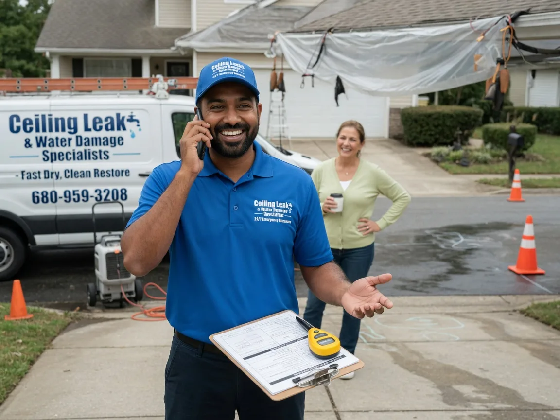 Ceiling Leak Cleanup Hull, MA FAQs